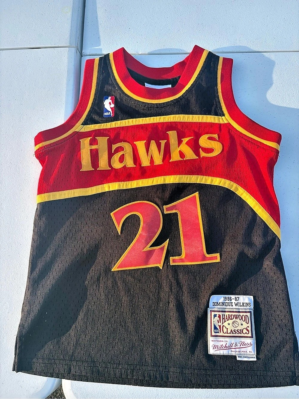 Mitchell & Ness Atlanta Hawks 1986-87 Dominique Wilkins Hardwood Classics